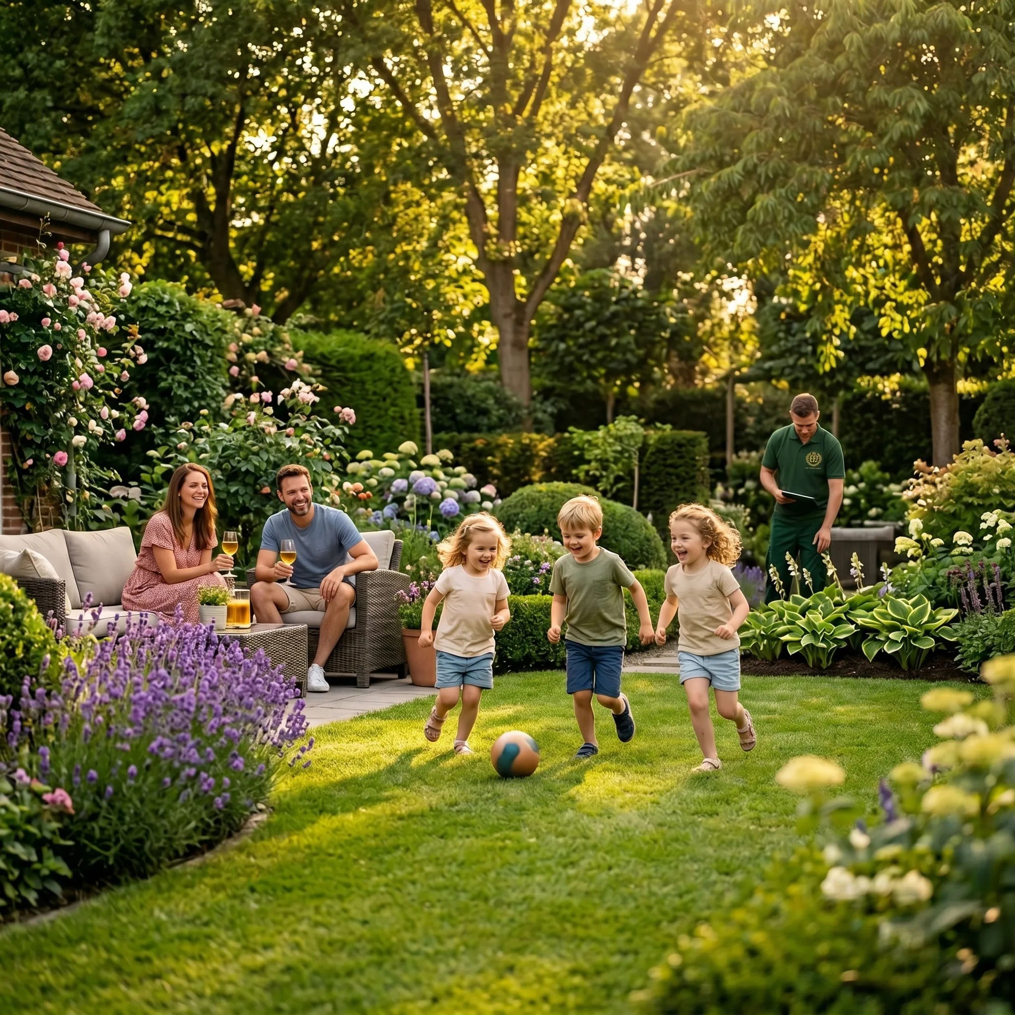Jardin familial aménagé